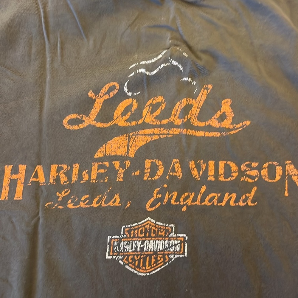 Harley-Davidson Leeds, England‎ Grey Short Sleeve Tee Size L